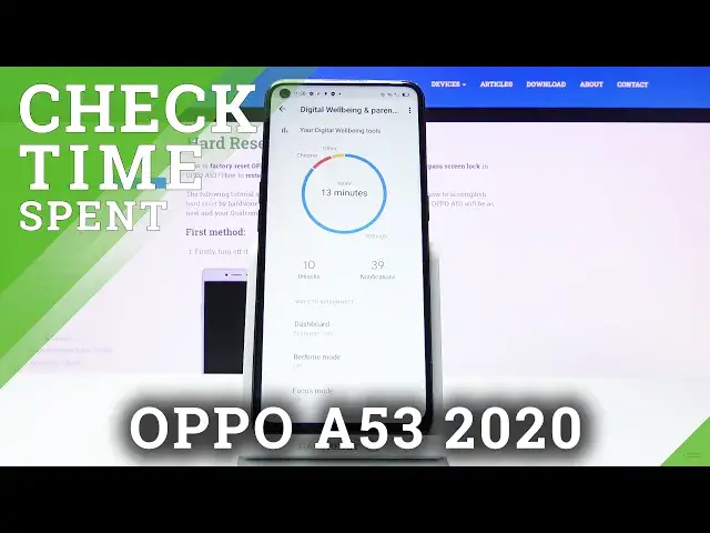 'Video thumbnail for How to Check Total Screen Time in OPPO A53 2020 – Verify Display Time'