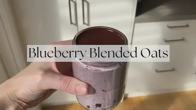 Video thumbnail for Blueberry Overnight Oats