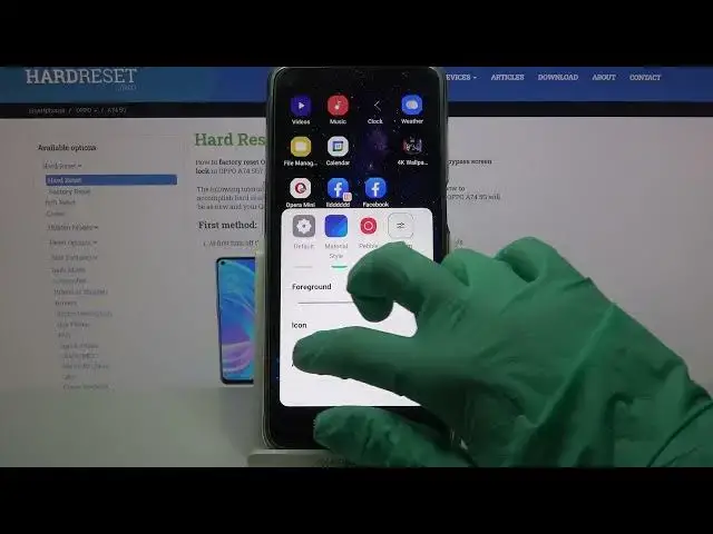 'Video thumbnail for How to Change Size of Icons in OPPO A74 5G - Resize Icons'