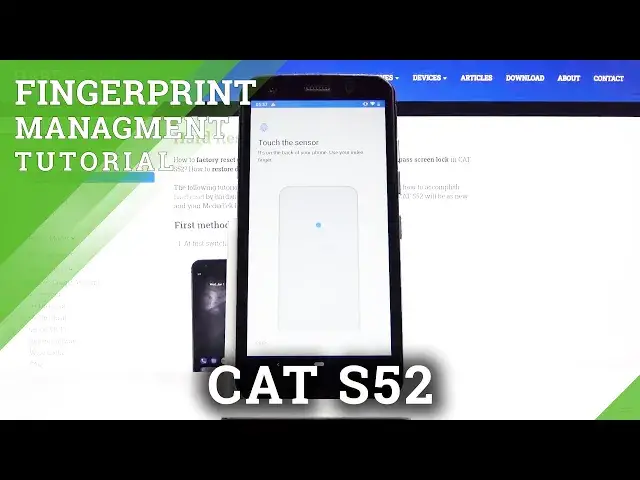 Video thumbnail for How to Set Up Fingerprint in CAT S52 – Lock Screen Method