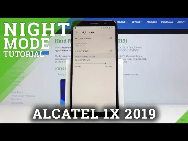 Video thumbnail for How to Enter Night Mode in ALCATEL 1X 2019 – Eye Protection / Comfort
