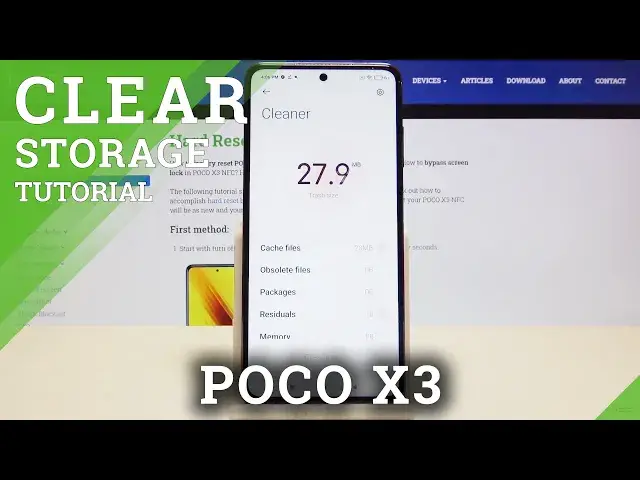 Video thumbnail for How to Clean Storage on POCO X3 – Data Cleaning