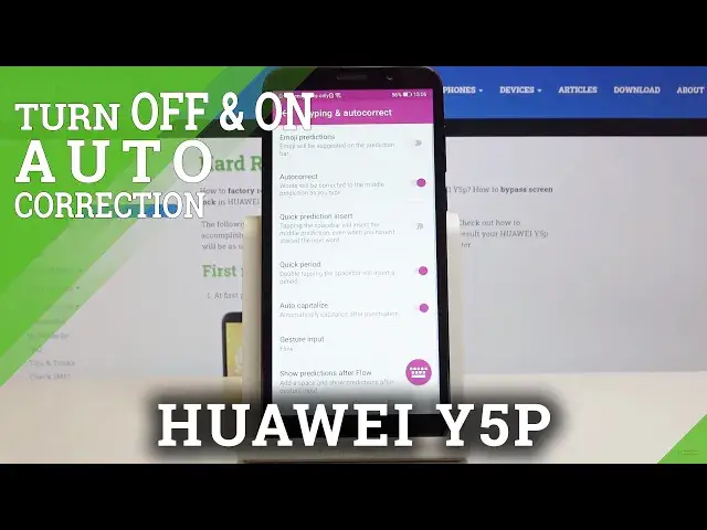 'Video thumbnail for How to Set Up Typing & Autocorrect Settings in Huawei Y5P – Enable SwiftKey Autocorrection'