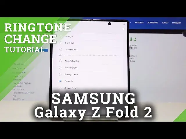 'Video thumbnail for How to Change Ringtone in SAMSUNG Galaxy Z Fold 2 – Ringtone List'