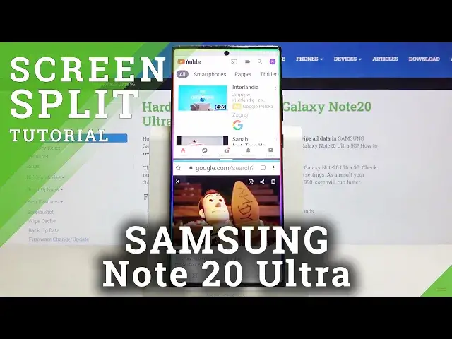 'Video thumbnail for How to Split Screen in SAMSUNG Galaxy Note 20 Ultra – Double Screen Feature'
