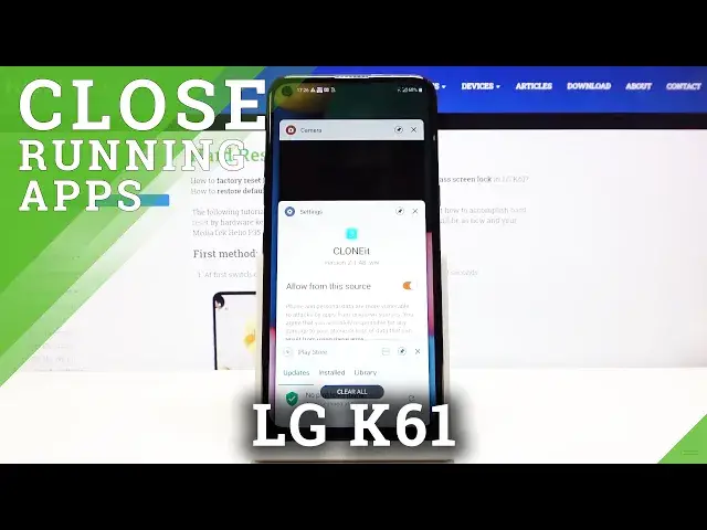 'Video thumbnail for How to Turn Off Running Apps in LG K61 – Switch Off Running Apps'