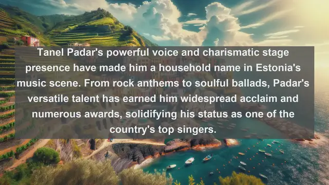 Video thumbnail for Exploring Estonia's Musical Icons: Top 10 Famous Singers