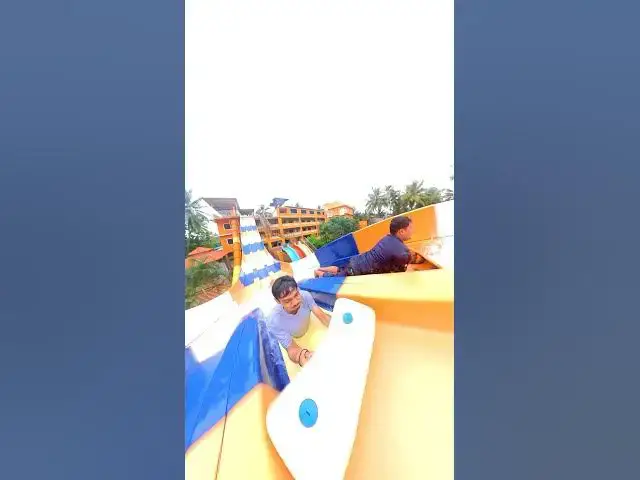 Video thumbnail for Mat Racer Slide at Visava Water Park #waterslide #shorts
