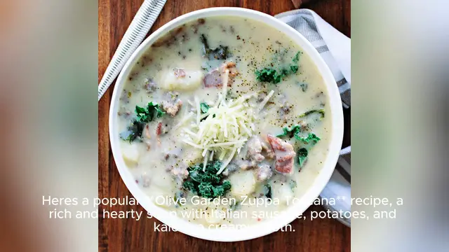 Video thumbnail for olive garden soup recipe