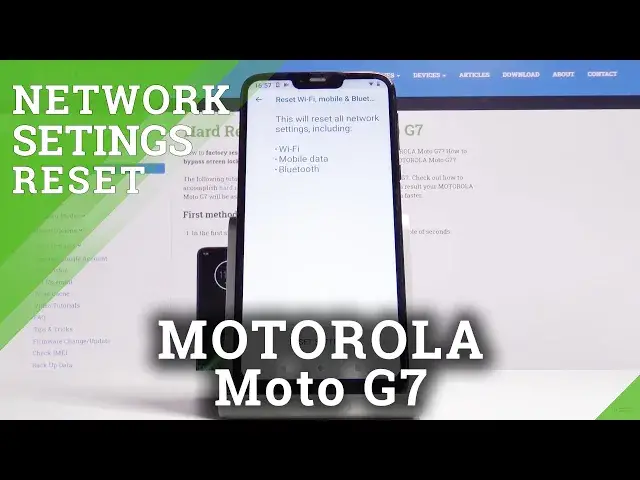 'Video thumbnail for How to Reset Network Settings in MOTOROLA Moto G7 - Network Fix'