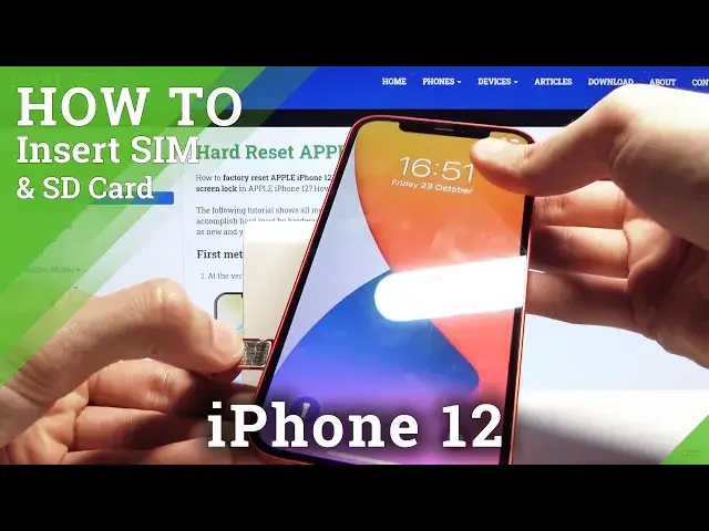 Video thumbnail for How to Insert SIM Card into iPhone 12 – Nano SIM Installation