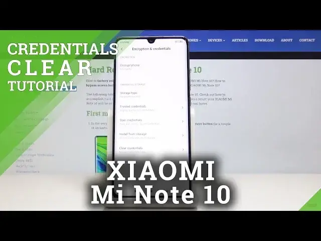 'Video thumbnail for How to Clear Credentials in XIAOMI Mi Note 10 – Delete Certificates'