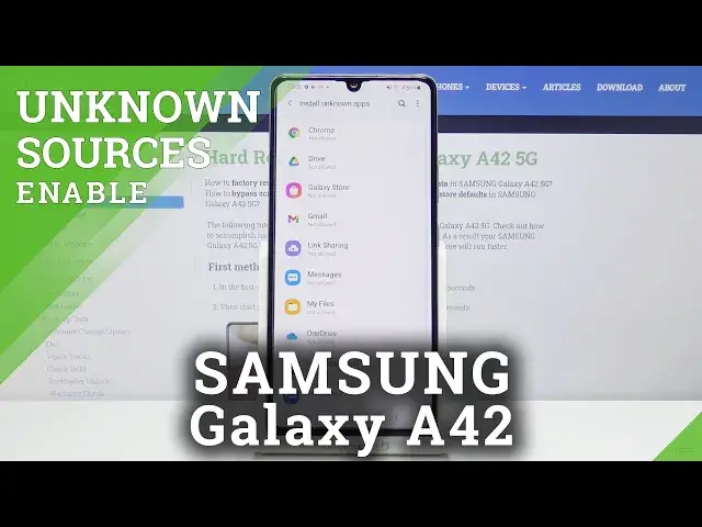 'Video thumbnail for How to Enable Unknown Sources in Samsung Galaxy A42 - Allow App Installation'