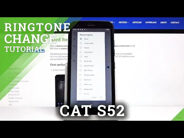 'Video thumbnail for How to Change Ringtone in CAT S52 – Ringtone List'