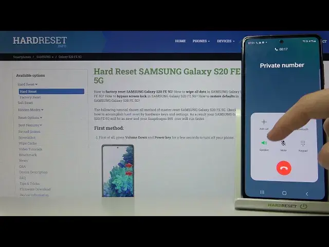 Video thumbnail for Samsung Galaxy S20 FE 5G - How Looks Incoming Call Screen & Call Options?