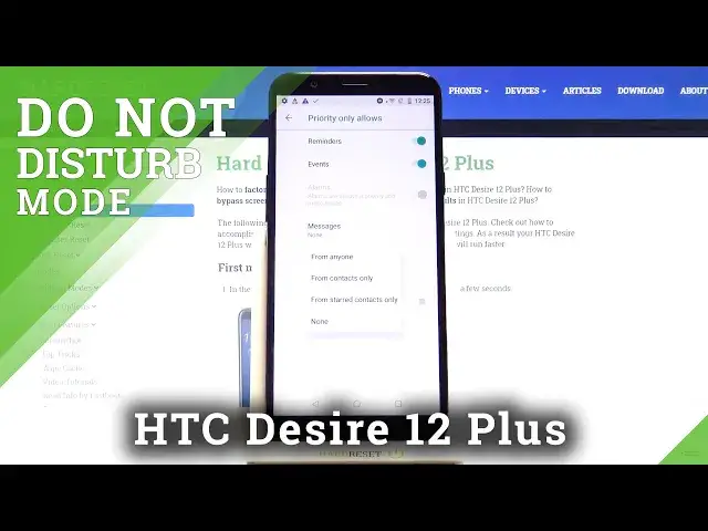 'Video thumbnail for How to Enable DND Mode in HTC Desire 12 Plus – Silent Mode'