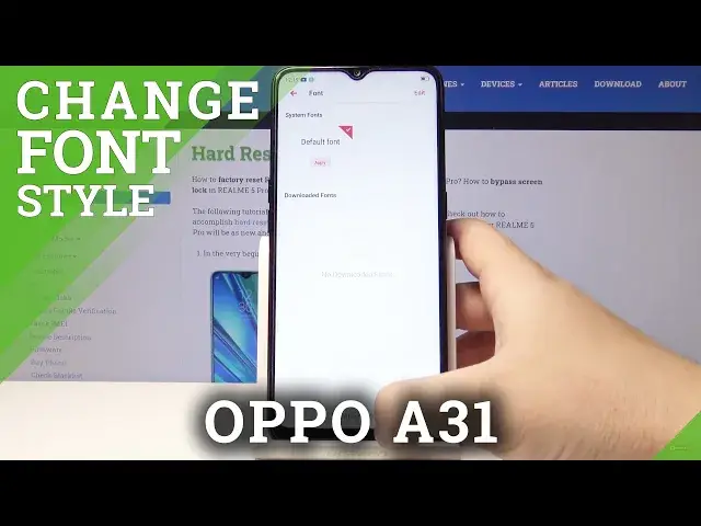 'Video thumbnail for How to Change Font Type in OPPO A31 2020 – Change Font Style'