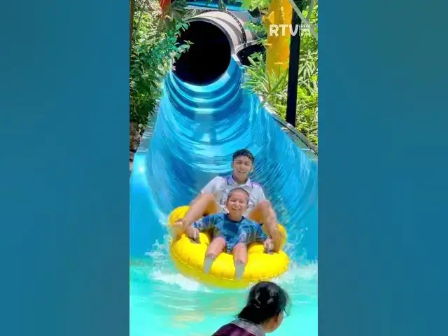 Video thumbnail for Tube Water Slides at Tikuji ni wadi #waterslide #short