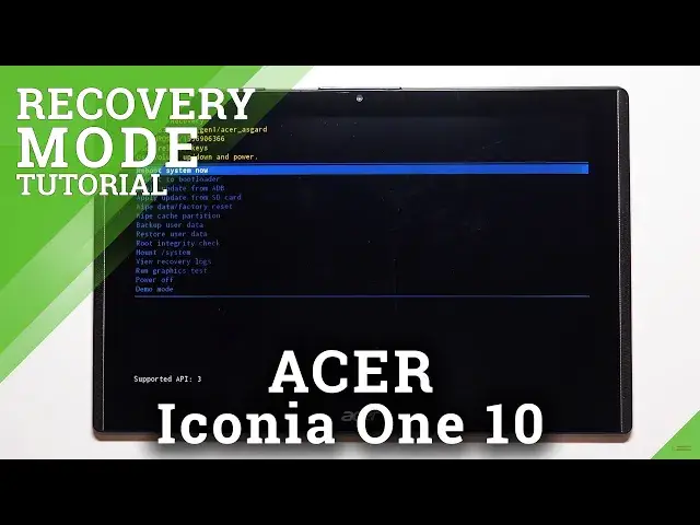 Video thumbnail for Recovery Mode in ACER Iconia One 10 – Enable Recovery Features