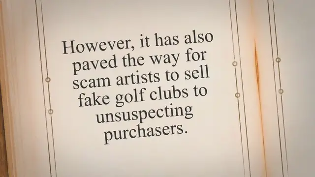 'Video thumbnail for Everything You Need to Know About Fake Golf Clubs'