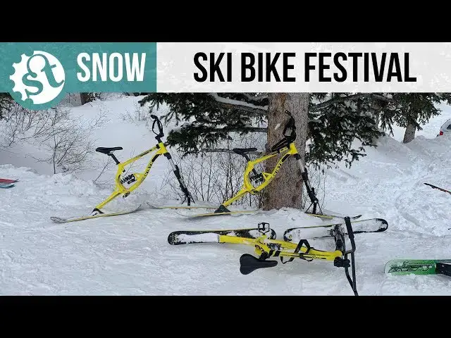 Video thumbnail for Ski Biking In Utah - MTB Tech Takes To The Snowy Slopes