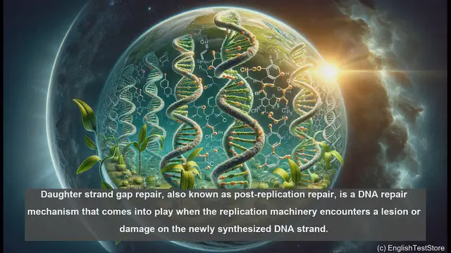 Video thumbnail for Daughter strand gap repair in biology
