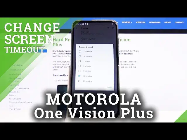 'Video thumbnail for How to Set Screen Timeout in MOTOROLA One Vision Plus – Find Blackout Options'