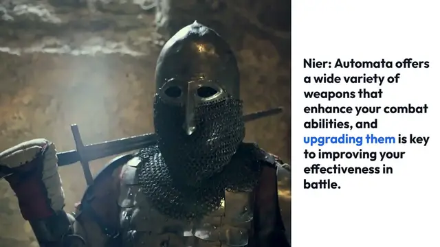 Video thumbnail for Nier Automata Weapons and Upgrades