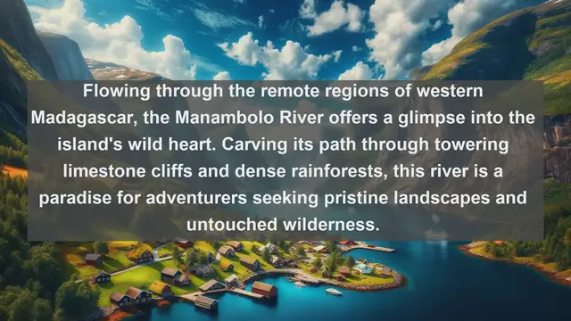 Video thumbnail for Exploring Madagascar's Natural Wonders: Top 10 Famous Rivers