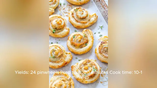 Video thumbnail for pinwheels recipe