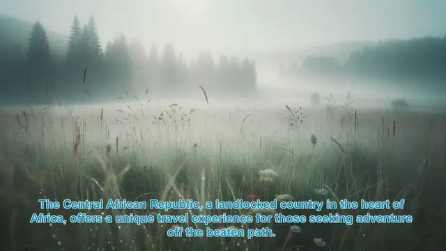 Video thumbnail for Exploring the Hidden Gems of the Central African Republic: Top 10 Destinations for the Adventurous Traveler