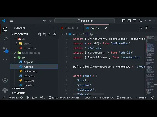 Video thumbnail for Build a React.js Canvas PDF Editor & Renderer in Browser Using PDF-LIB Library Using TypeScript