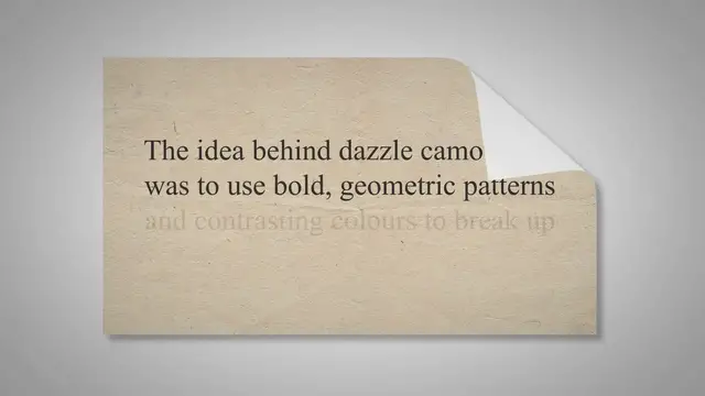 'Video thumbnail for Razzle Dazzle: The History of Camouflaged Warships'