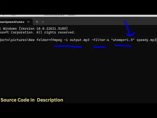 Video thumbnail for FFMPEG Command to Change the Speed of the Audio File in Terminal