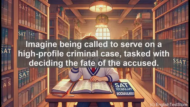 Video thumbnail for 5000 Must Know SAT Vocabulary - What is a Juror? SAT Vocabulary Explained