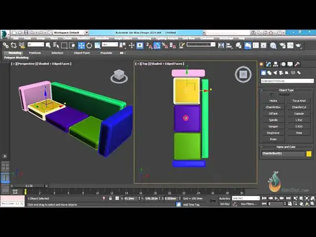 Video thumbnail for Thực hành 3ds Max - Bài 5: Align đối tượng và ứng dụng vẽ ghế sofa trong 3Ds Max