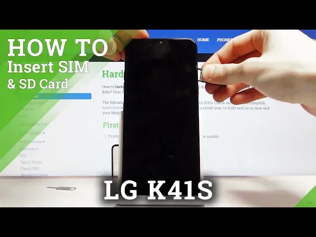 Video thumbnail for How to Insert Nano SIM in LG K41s – Install Micro SD & Nano SIM Cards