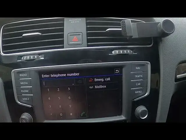 Video thumbnail for How to Make Phone Call via Bluetooth in Volkswagen Golf VII ( 2012 - 2020 ) - Dial a Number