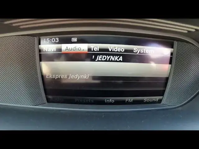 'Video thumbnail for How to Change Radio Source in Mercedes C W204 C63 AMG ( 2011-2014 ) - Enable AUX or Bluetooth'