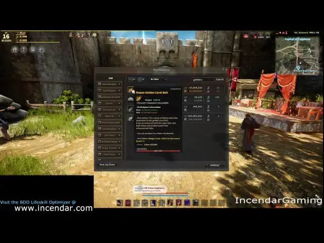 Video thumbnail for +600 lt Weight with new Manos Golden Coral Belt BiS best in slot  Black Desert Online BDO