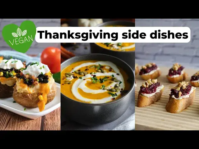 'Video thumbnail for My Favorite Vegan Thanksgiving Side Dish Recipes #veganrecipes #veganthanksgiving'