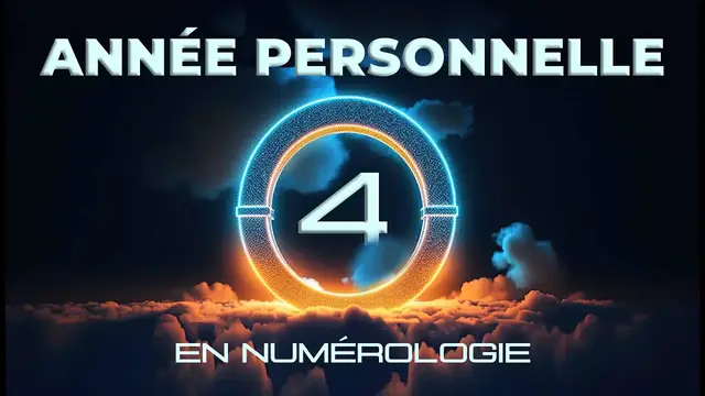 Video thumbnail for 📅 ANNÉE PERSONNELLE 4 EN NUMÉROLOGIE