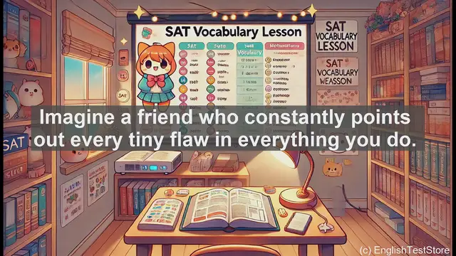 Video thumbnail for 5000 Must Know SAT Vocabulary - Hypercritical: Boost Your SAT Score with This Vocabulary Word