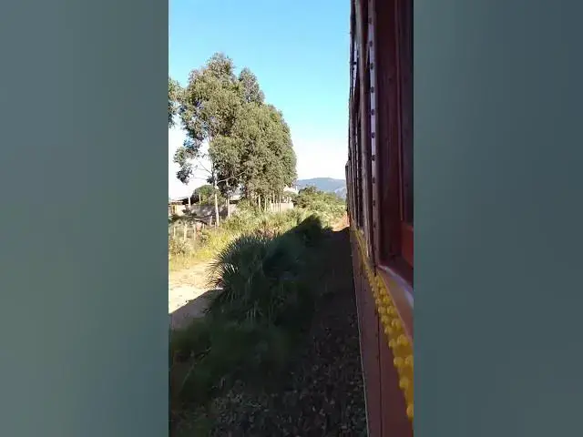 'Video thumbnail for Passeio de trem rumando à Laguna - maio 2022. #trem #passeiodetrem #imbituba #laguna'