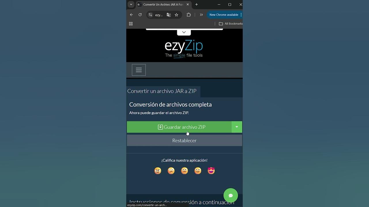 Video thumbnail for 📦 Convierte JAR a ZIP en Tu Navegador | No Requiere Instalación De Software