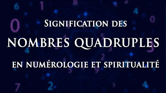Video thumbnail for 🌀 SIGNIFICATION DES NOMBRES QUADRUPLES EN NUMÉROLOGIE ET SPIRITUALITÉ