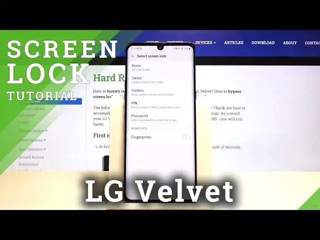 Video thumbnail for How to Change Screen Lock on LG VELVET – Set Up Screen Lock Method