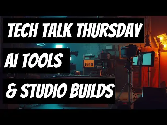 Video thumbnail for Tech Talk Thursday Live! - AI Tools, Elgato Wave 2 & Studio Builds