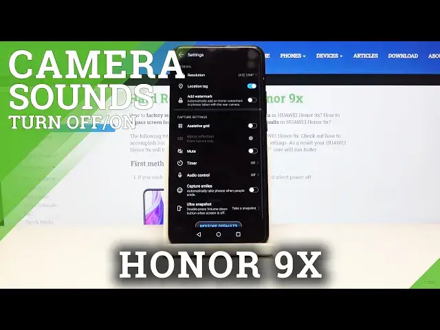 'Video thumbnail for How to Deactivate Camera Sounds in Honor 9x - Camera Sounds Effect'