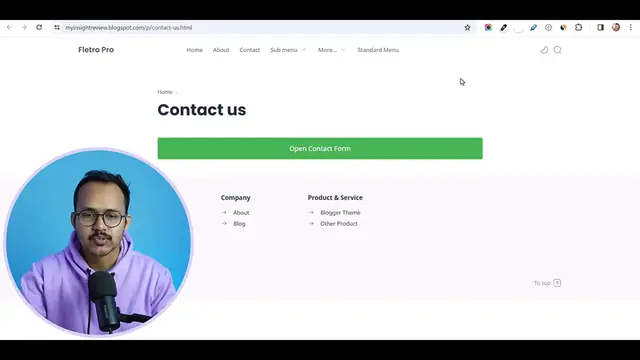 'Video thumbnail for How to Add Contact Form in Blogger ( +Popup Button )'